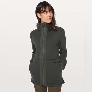 lululemon light as warmth black jacket